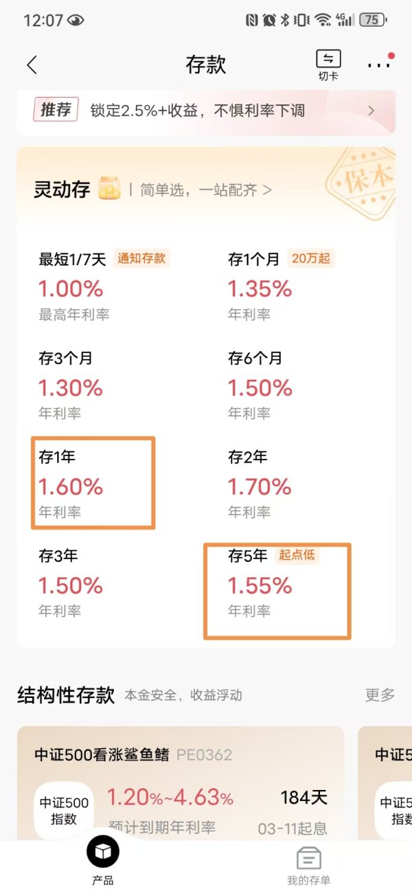 驰盈策略 极致倒挂！市场首现5年期存款利率低于1年期情况 这次“主角”是头部股份行